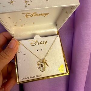 14k GOLD plated Disney Dream it Do it necklace.